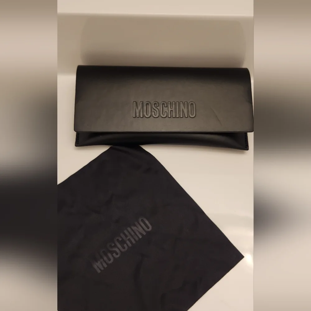 Moschino Black Men's Sunglass Case